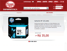 Tablet Screenshot of hometecinformatica.com.br